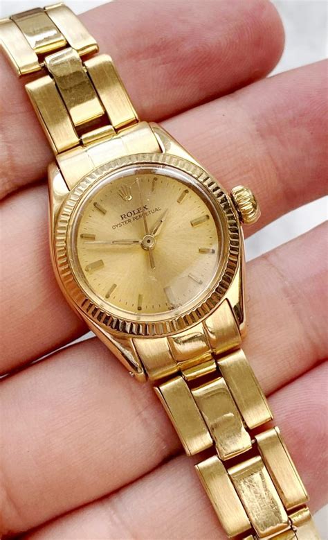 vintage women's rolex gold|vintage ladies Rolex watches 1950s.